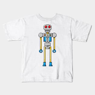 Pixel Robot 109 Kids T-Shirt